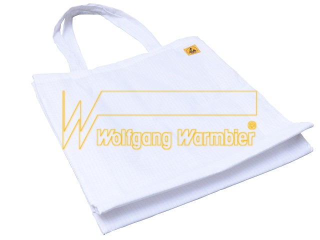 ESD-Tasche, weiß 360×400 mm, mit ESD-Symbol