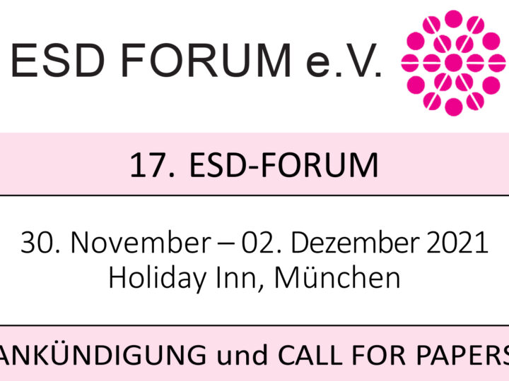 17. ESD-Forum (extern) 30.11. – 02.12.2021